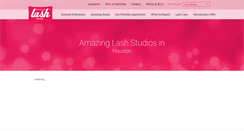 Desktop Screenshot of amazinglashstudiohouston.com